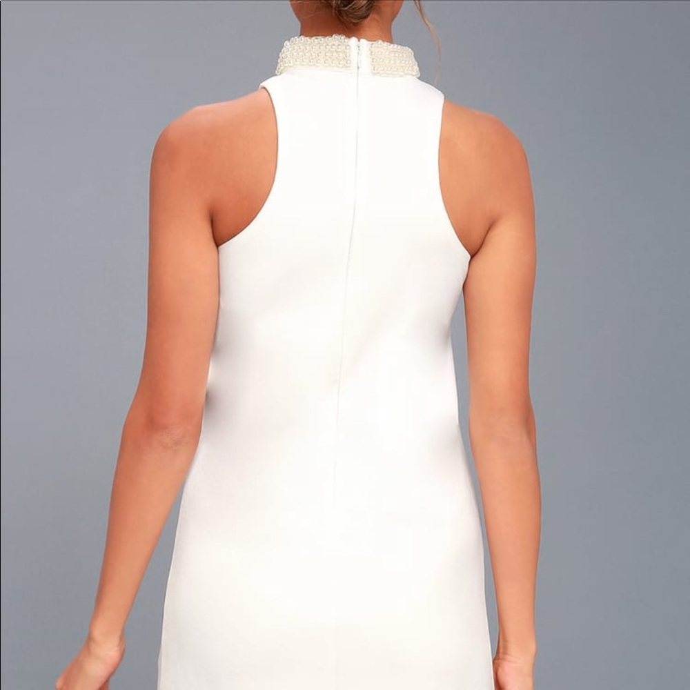 White Pearl Swing Dress